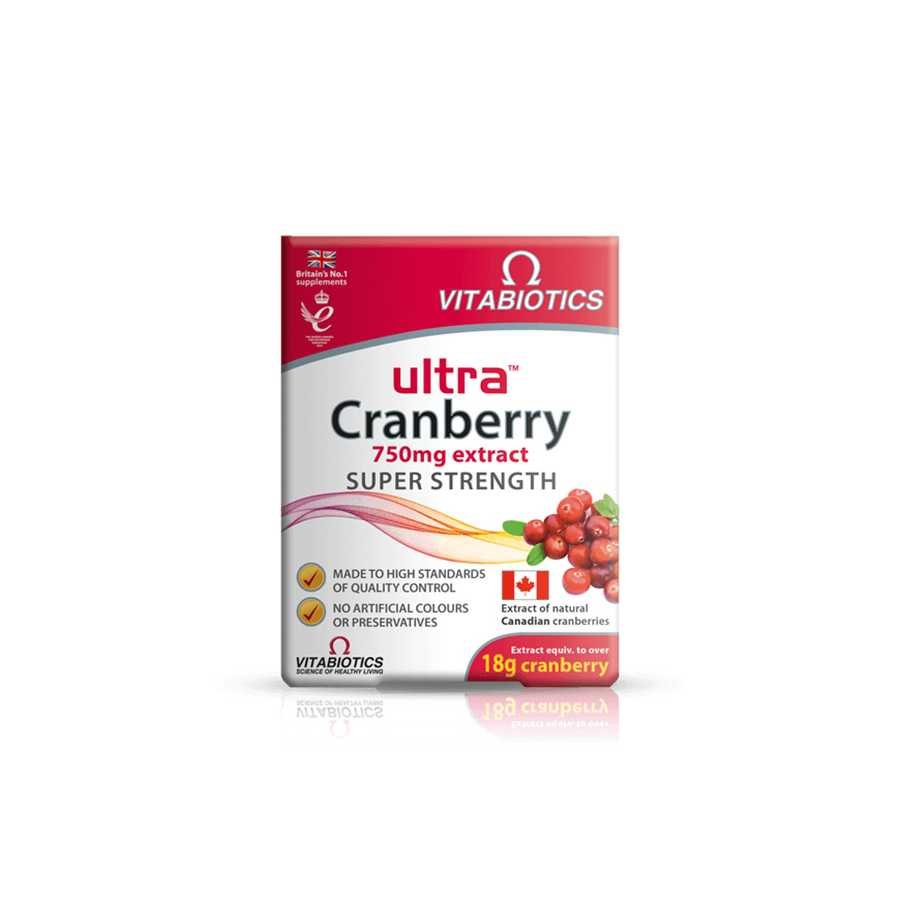 Vitabiotics Ultra Cranberry 750mg Capsule 30