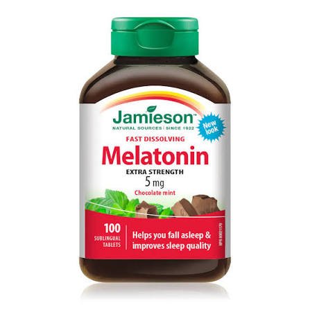 Jamieson Melatonin Extra Strength 5 mg (100 tablets)